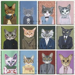  求两张一只猫一只狗的人物动漫图片