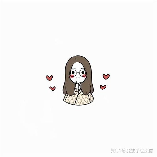  手绘卡通手绘头像女生可爱萌手绘卡通人物图片超呆萌可爱图片