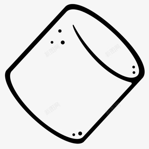  棉花糖方糖小吃图标icon标识标志ui图标设计图片免费下载页面网页平面电商创意素材糖果图标
