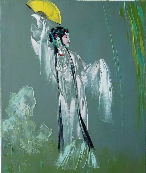  这一组别具国画神韵的油画太美了,都看醉了