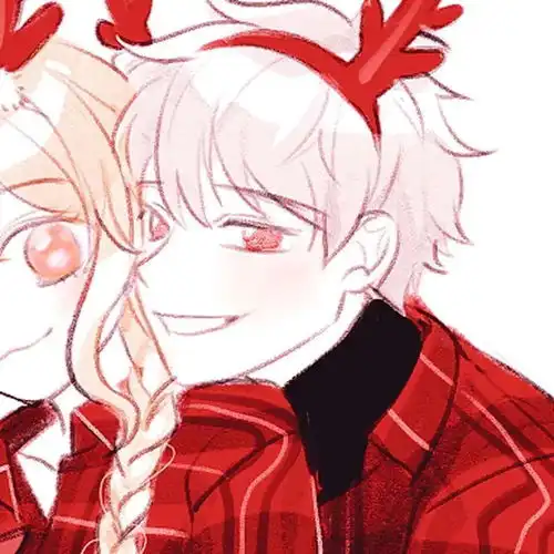 黑系头像情侣头像动漫圣