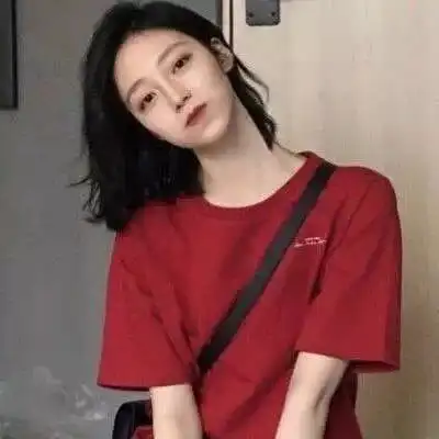 头像女红色系列图片女头