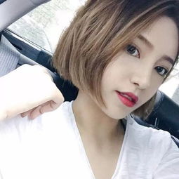  短发染色