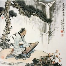 高山流水的头像风景画画