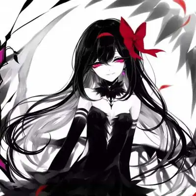 黑白动漫头像丧女二次元很丧很酷的女生头像 黑白动漫头像丧女二次元很丧很酷的女生头像