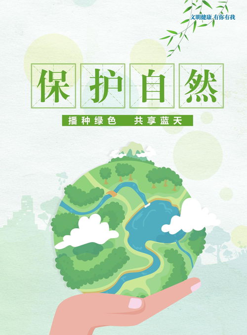  公益广告保护自然