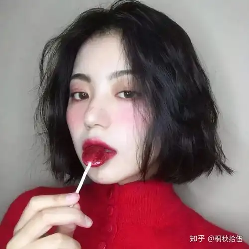 头像女红色系列图片壁纸