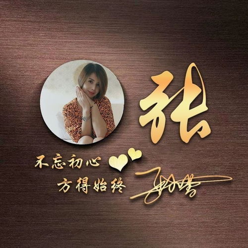  适合做微信qq头像朋友圈封面的签名头像,姓氏头像,有你的吗
