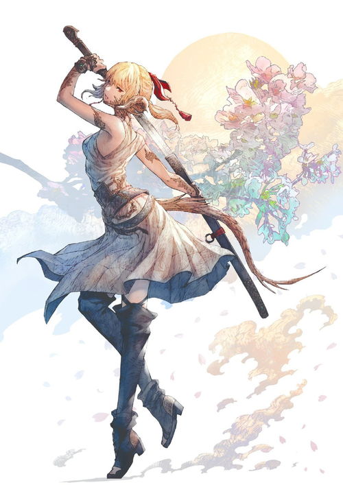  英姿飒爽的窈窕少女插画,明艳的色彩和恰到好处的构图