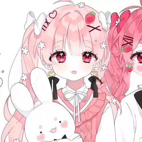  2020最火微信qq可爱呆萌霸气高冷仙女生闺蜜头像,最潮动漫二次元情侣头像第14期