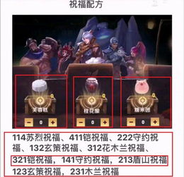  王者荣耀改名卡祝福配方怎么合成王者荣耀苏烈的祝福配方