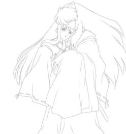  福利干货160张古风人物插画线稿白描图片值得收藏的