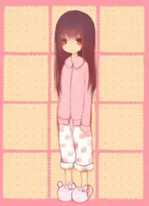  日系女生插画唯美图片