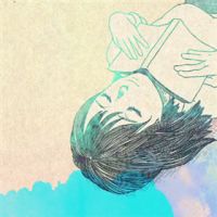  动漫纯色背景情侣头像求.