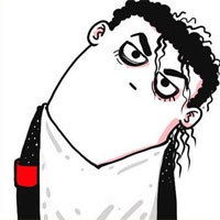  歪头脖子卡通头像全套