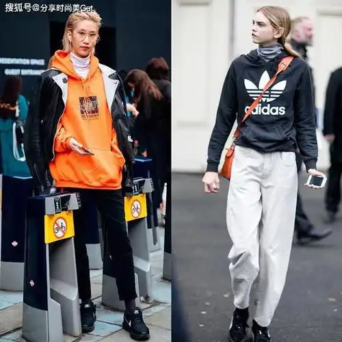  卫衣get休闲运动风穿搭,迎合衣柜中的所有衣服,时髦中透着酷帅