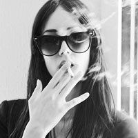  头像女霸气超拽有范抽烟微信头像图片大全