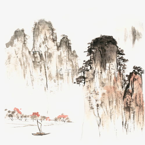 微信头像山水画图片山水