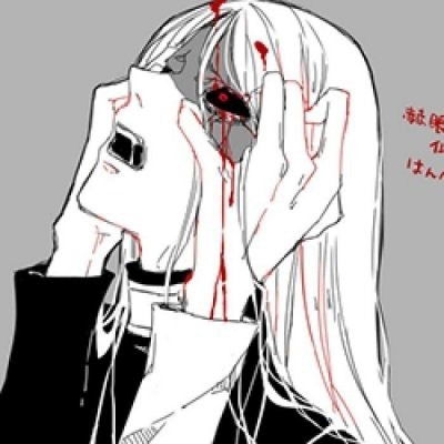  黑暗系恐怖血腥二次元鬼照片