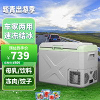  迷你车载冰箱pepsi百事车载冰箱8l白色单核智能款车家两用多少钱