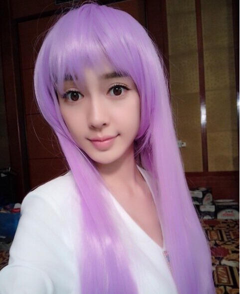  angelababy晒cos照仙气十足夸张卖萌表情搞笑