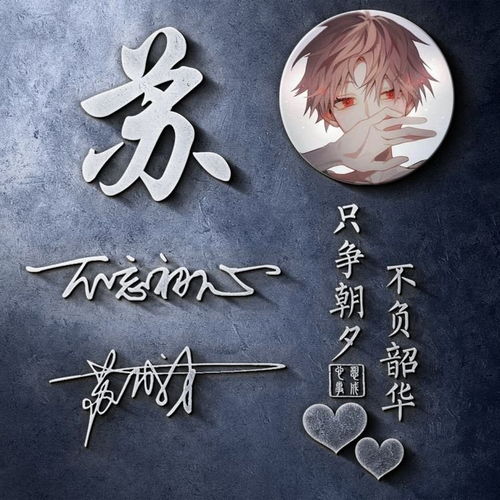  微信头像姓氏头像,金属质感十二生肖照片签名头像,喜欢请留言