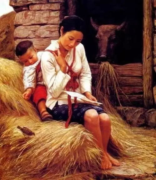  油画赞母爱,母爱太美了