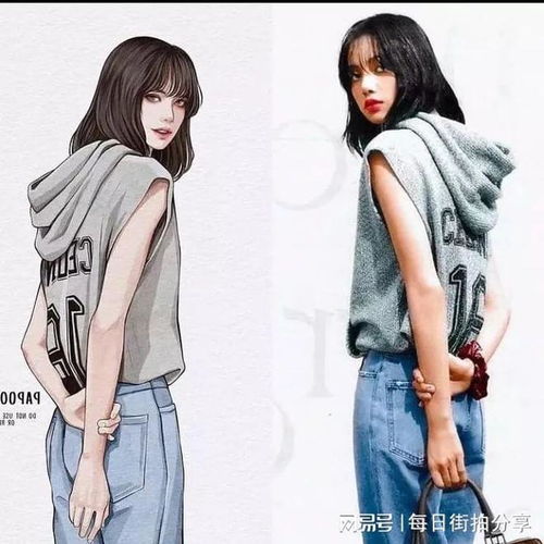  lisa的卡通照vs真人版,喜欢哪一个
