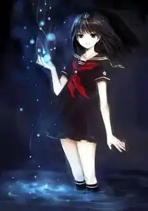  跪求背景是黑的动漫图