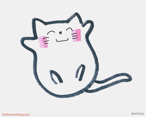 动物简笔画头像图片猫咪