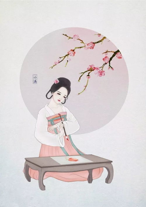  二十四节气汉服美女古风壁纸