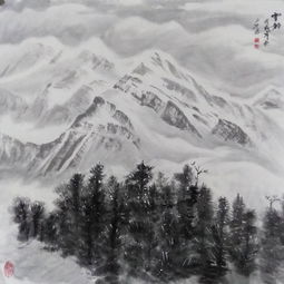  冰雪山水画家王连君雪韵笔墨山水,冰清玉洁意浓