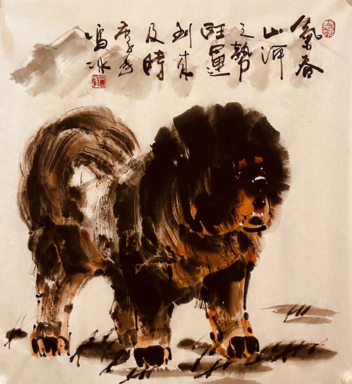  牛气冲天冯冰先生美术作品欣赏