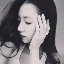  qq有个性的女生黑白头像霸气很野眼泪是没有颜色的血