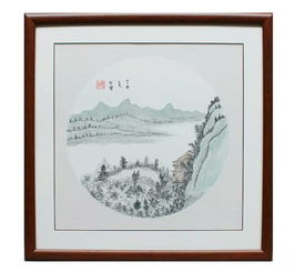  普渡寺住持怡僧法师国画作品赏析