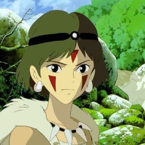  头像宫崎骏动画幽灵公主