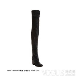  过膝长靴初冬实用风格演绎风格示范vogue时尚网
