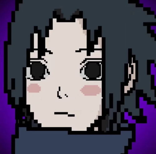  像素头像电动少女