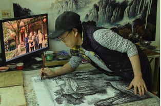 许吉尔精品山水画欣赏领略艺术国画景色优美更雅致