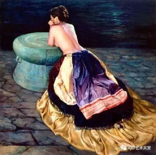  这位女子的油画好惊艳