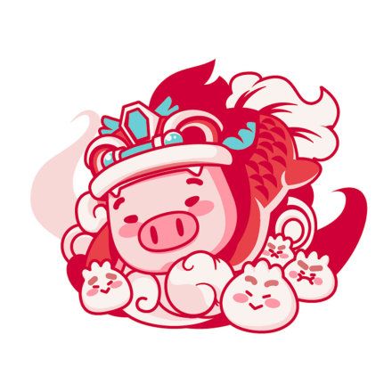  猪年情侣头像