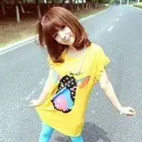 头像彩色系女生