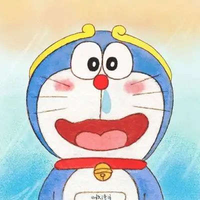  哆啦a梦天气头像彩虹糖味彩色卡通动漫头像我要个性网