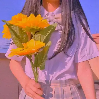  女生头像仙女味粉色部位图小仙女风模糊粉色头像女