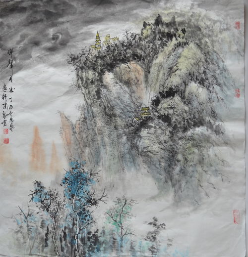  山水画小品,刘忠泉作品艺术先锋推荐