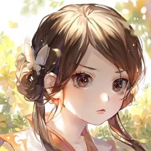  动漫闺蜜头像朝暮与年岁并往,我与你一同行至天光