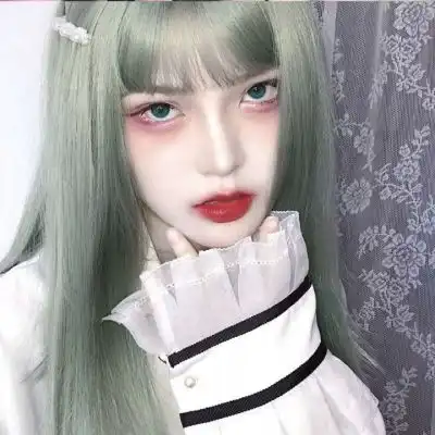  女生霸气彩色头发头像,标准美女是否喜欢呢