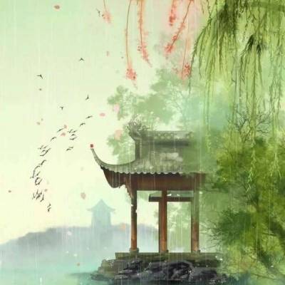  古风风景图片大全唯美手绘高清淡雅古风意境图片