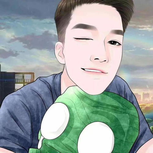  换个新头像吧,男士简约风漫画头像,换上更显艺术感
