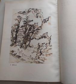  黄宾虹山水画选黄宾虹蜀游画选黄宾虹画辑三本自制合订本